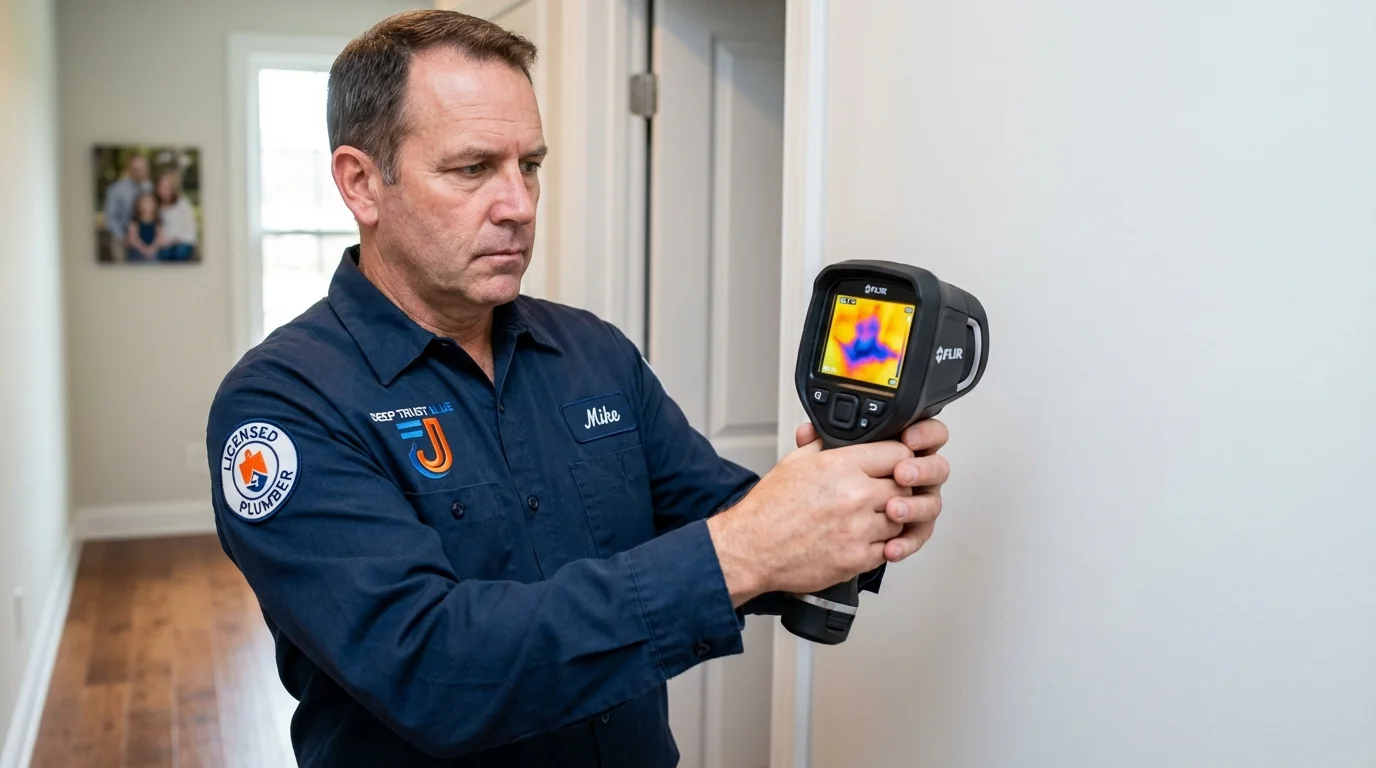 Thermal imaging leak detection by Johns Plumbing LLC in Lake Elsinore